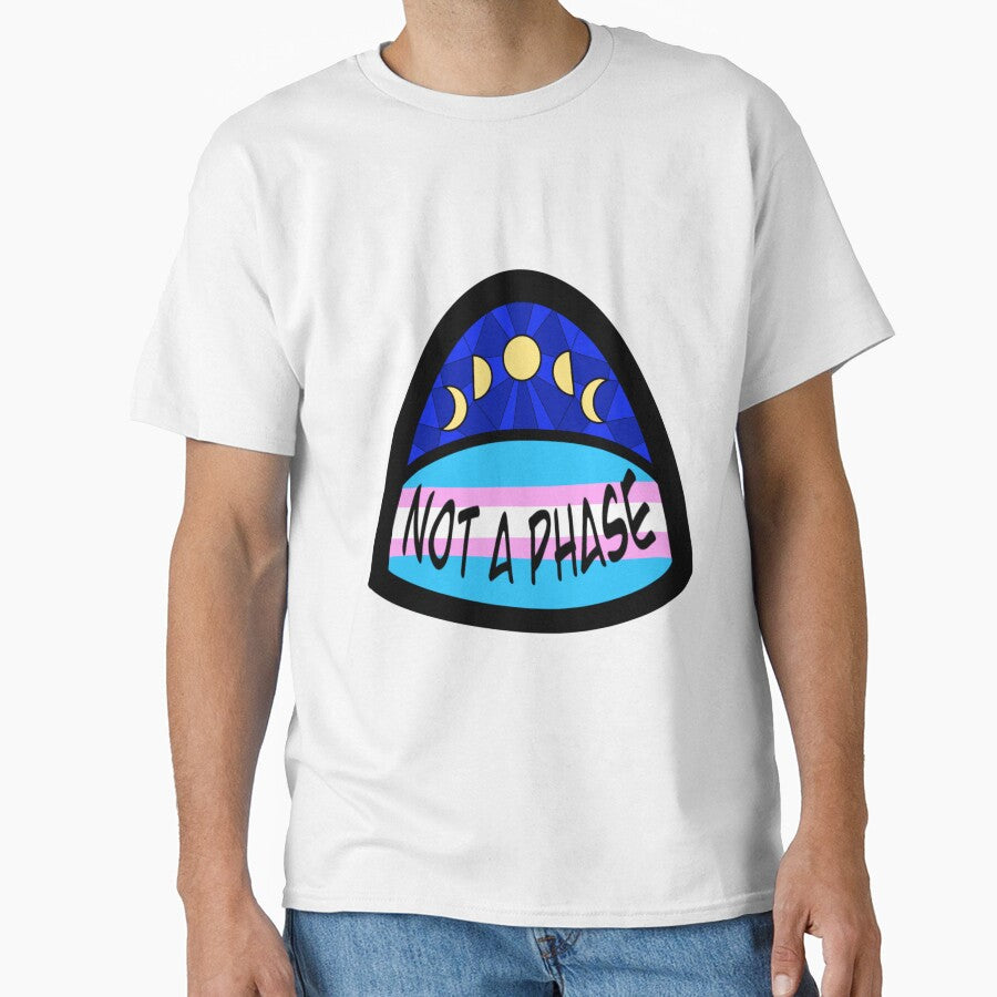 Not a Phase Transgender Flag by CuriousRune T-Shirts, Hoodie, Sweatshirt | BlankRebels.com (Image 1)