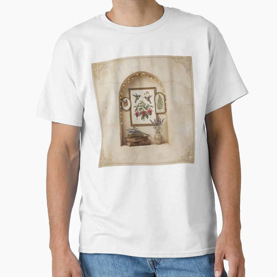 Vintage Wnęka Cottagecore – Botaniczne Ryciny, Książki i Lawenda by Kamarko T-Shirts, Hoodie, Sweatshirt (Image 1)