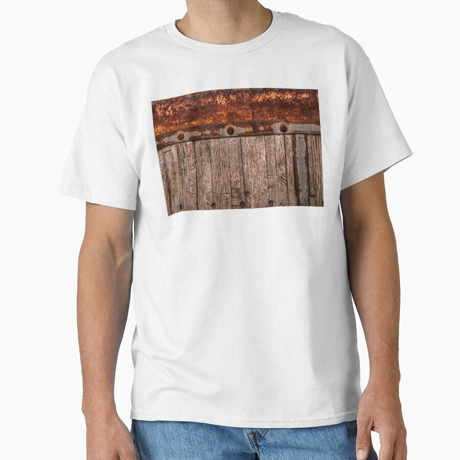 grunge wood panel semi truck by johnlackphotos T-Shirts, Hoodie, Sweatshirt | BlankRebels.com (Image 1)