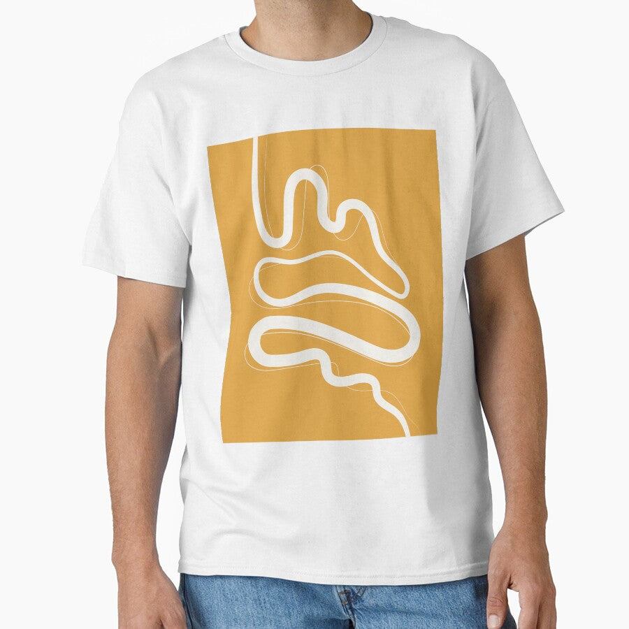 Minimalist Abstract Line Art 07-03 by PAPER MOON art & design T-Shirts, Hoodie, Sweatshirt | BlankRebels.com (Image 1)