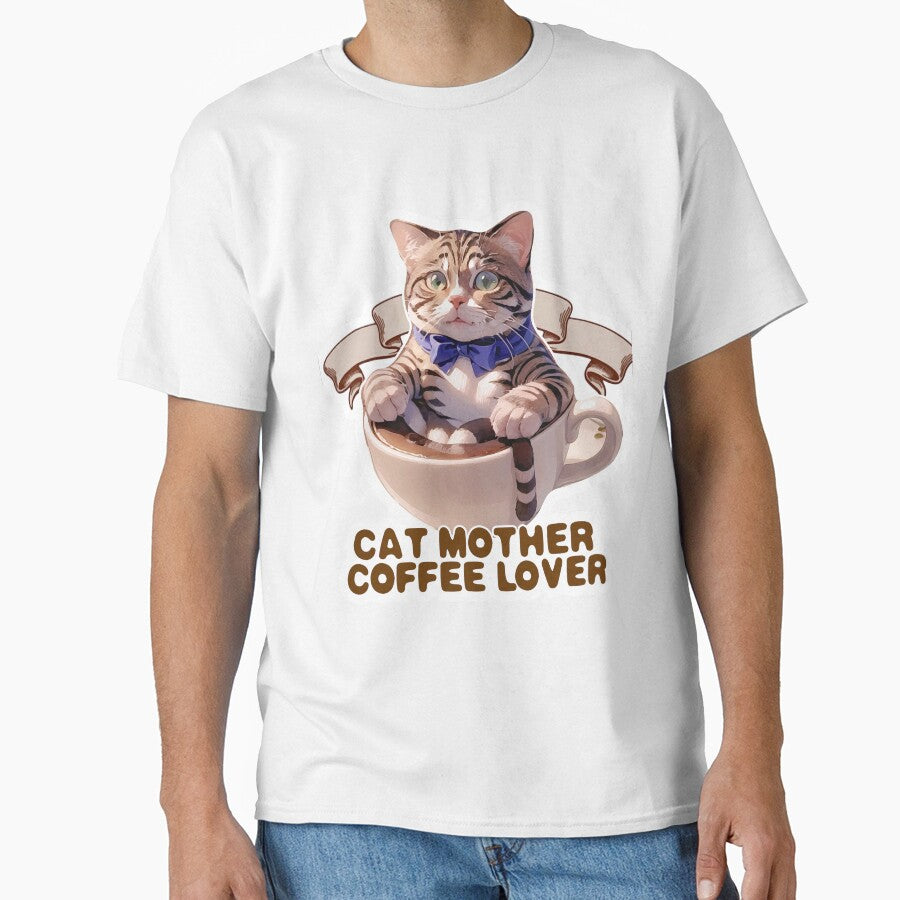 Cat Mother Coffee Lover by Lychee Design