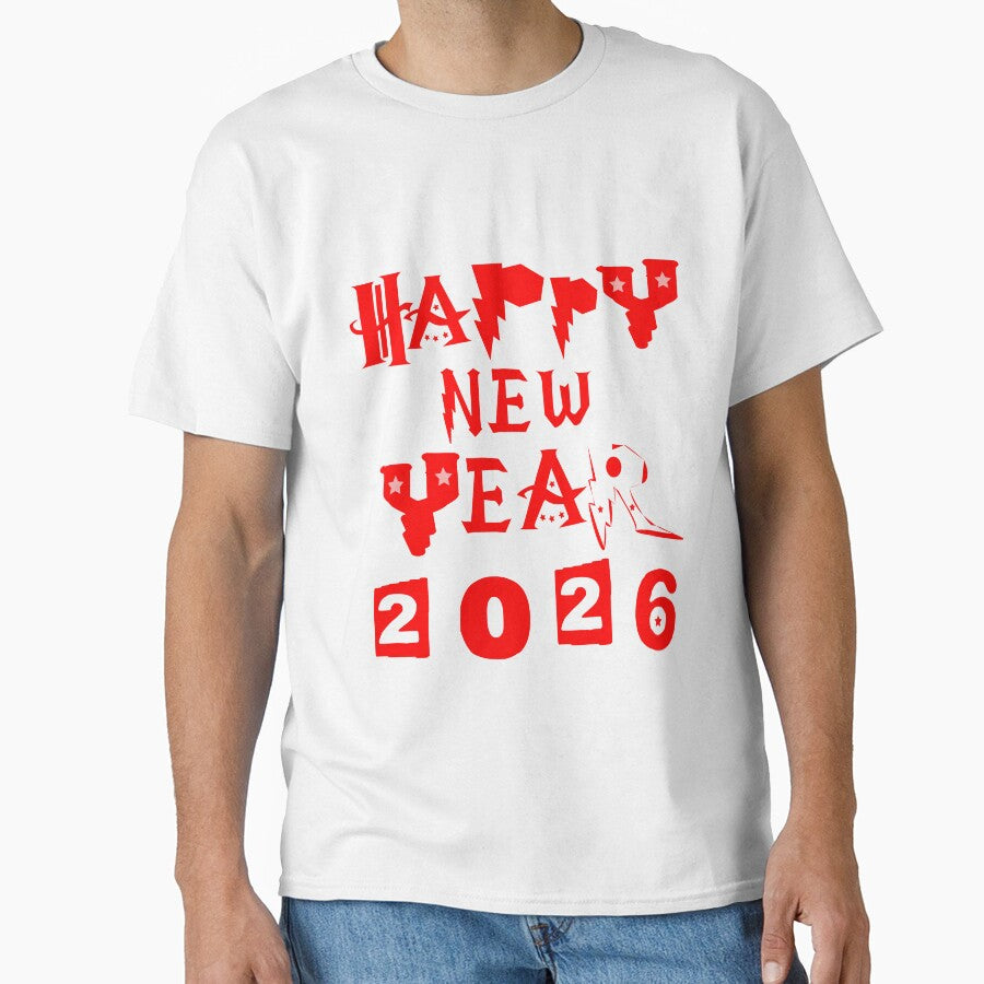 Happy New Year 2026 by ShuaibDesigns T-Shirts, Hoodie, Sweatshirt | BlankRebels.com (Image 1)