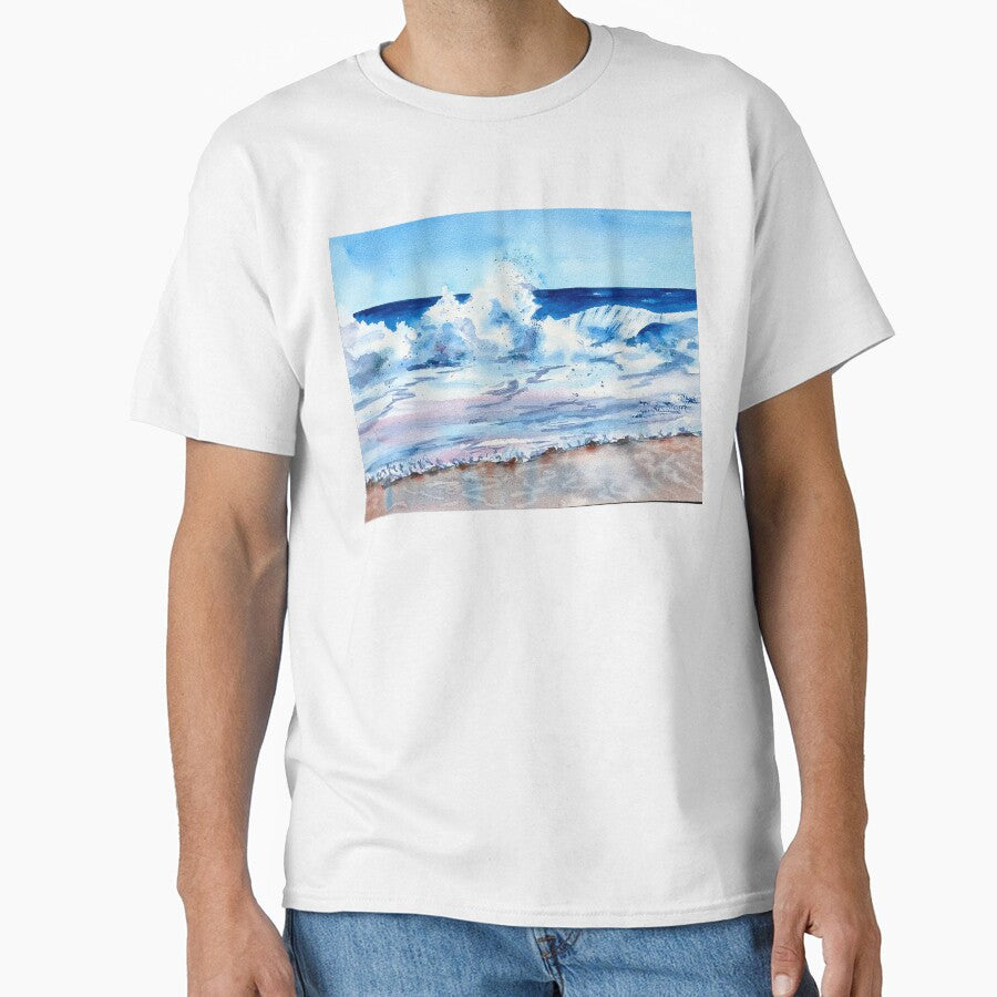 Ocean Waves Crashing by SanTiOmal T-Shirts, Hoodie, Sweatshirt | BlankRebels.com (Image 1)