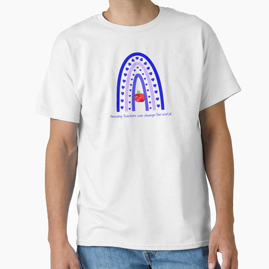 Amazing Teachers Can Change The World by RosieRiggs T-Shirts, Hoodie, Sweatshirt | BlankRebels.com (Image 1)