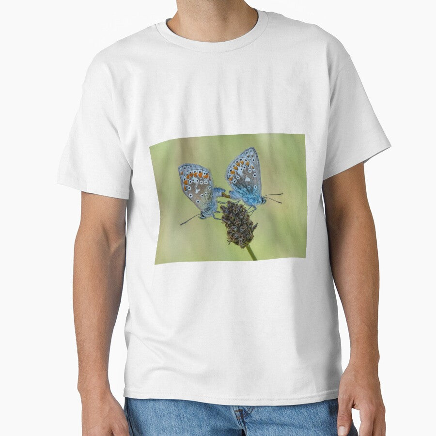 Common Blue butterflies by wildlifephoto T-Shirts, Hoodie, Sweatshirt | BlankRebels.com (Image 1)