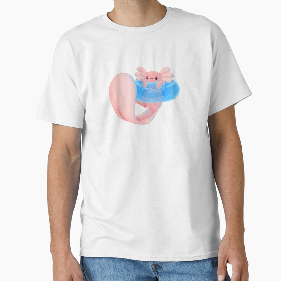 Floatie summer Axolotl by Fridayscorner T-Shirts, Hoodie, Sweatshirt | BlankRebels.com (Image 1)