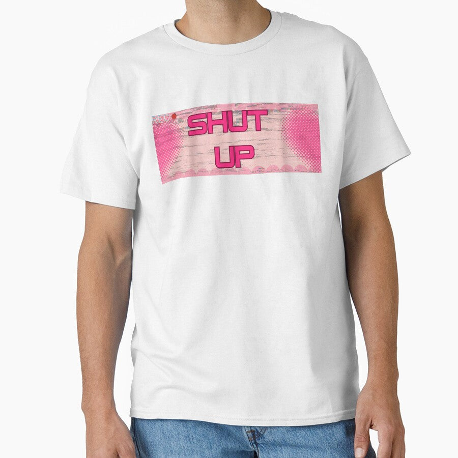 Shut Up | Y2k Cute Pastel Design by CyberangelPrint T-Shirts, Hoodie, Sweatshirt | BlankRebels.com (Image 1)
