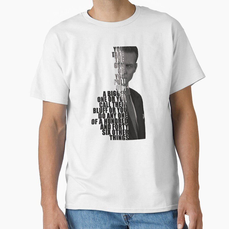 Harvey Specter - You Take The Gun by The Architect Shop T-Shirts, Hoodie, Sweatshirt | BlankRebels.com (Image 1)