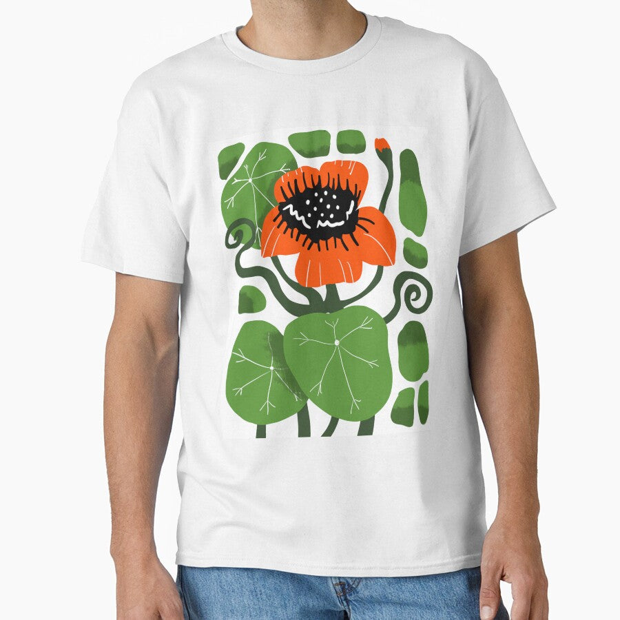 Orange flower by Wilame Lima T-Shirts, Hoodie, Sweatshirt | BlankRebels.com (Image 1)