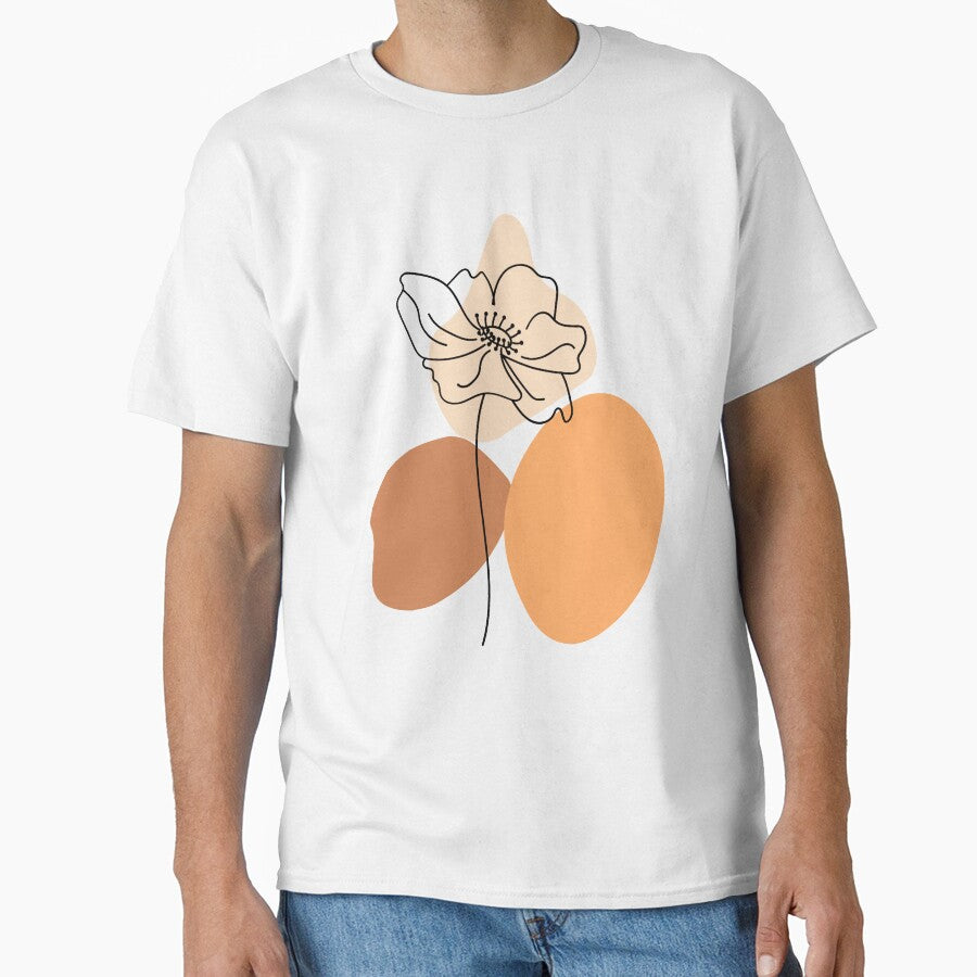 Boho minimalist flower by Created by Aia T-Shirts, Hoodie, Sweatshirt | BlankRebels.com (Image 1)