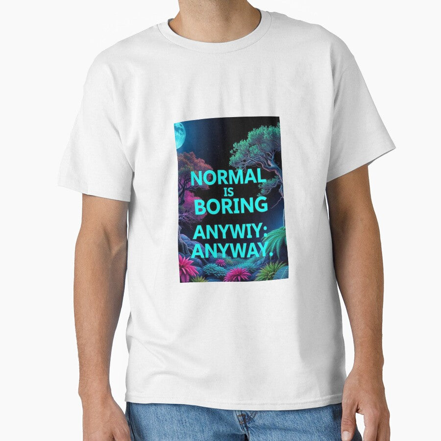 Bold Quote Typography — Black & Ocean Teal by Kawaii worlds T-Shirts, Hoodie, Sweatshirt | BlankRebels.com (Image 1)