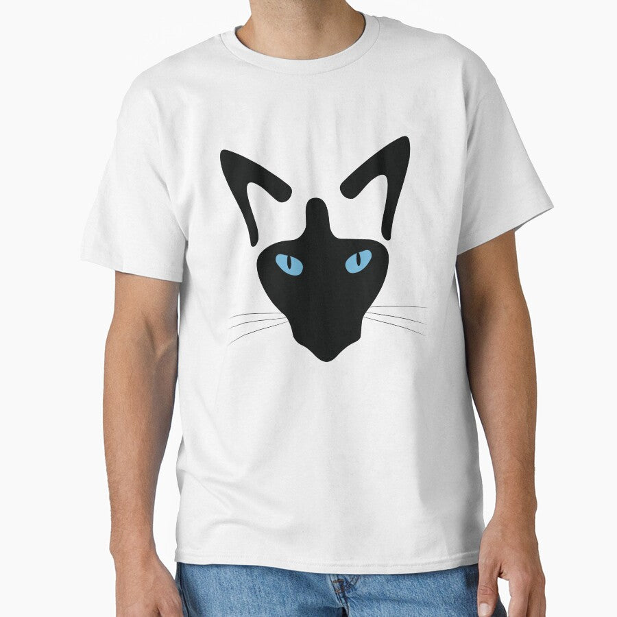 Minimalist Siamese Cat Graphic by Woofleys&Co T-Shirts, Hoodie, Sweatshirt | BlankRebels.com (Image 1)