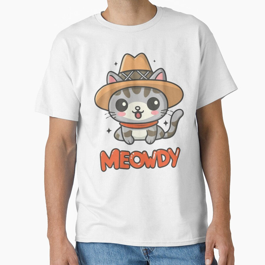 Meowdy Cat, Western Cat, Cowboy Cat by Krieghorn T-Shirts, Hoodie, Sweatshirt | BlankRebels.com (Image 1)
