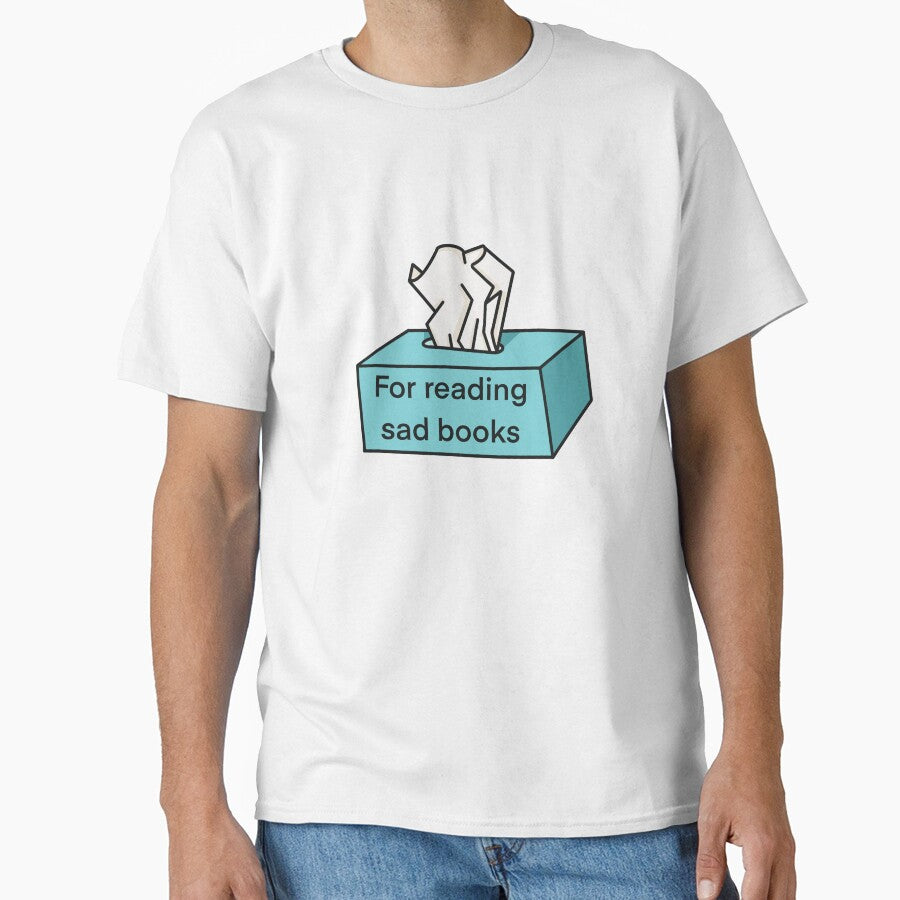 Box of tissues for reading sad books by Halcja T-Shirts, Hoodie, Sweatshirt | BlankRebels.com (Image 1)