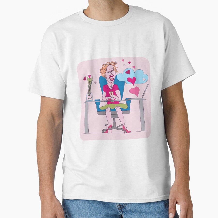 Working from home with love by IngaDesign T-Shirts, Hoodie, Sweatshirt | BlankRebels.com (Image 1)