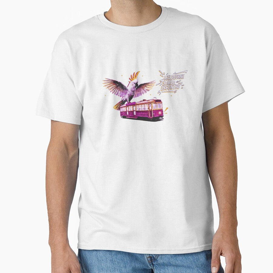 Melbourne Samba Encontro - Full Colour Cockie Tram by MelbourneEncontro T-Shirts, Hoodie, Sweatshirt (Image 1)
