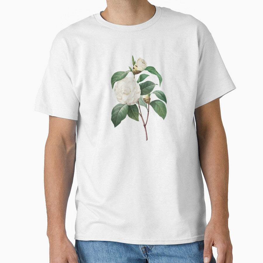 White Camellia by ArymeiCreations T-Shirts, Hoodie, Sweatshirt | BlankRebels.com (Image 1)