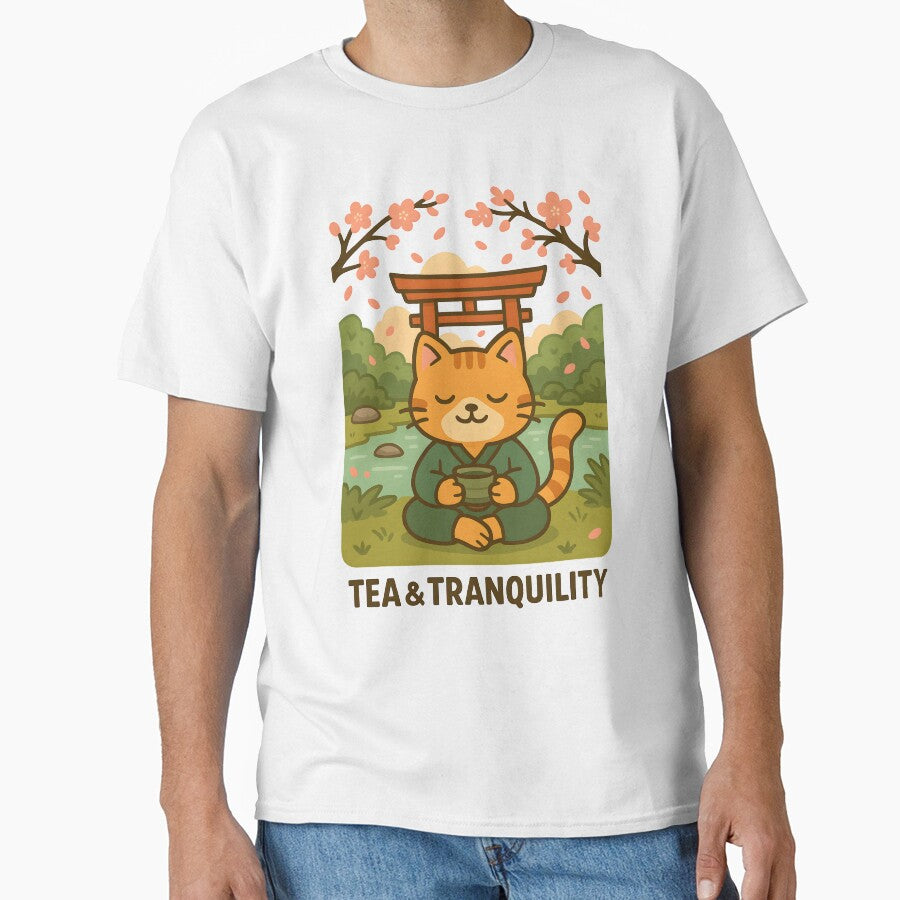 Tea And Tranquility by Chill Designs T-Shirts, Hoodie, Sweatshirt | BlankRebels.com (Image 1)