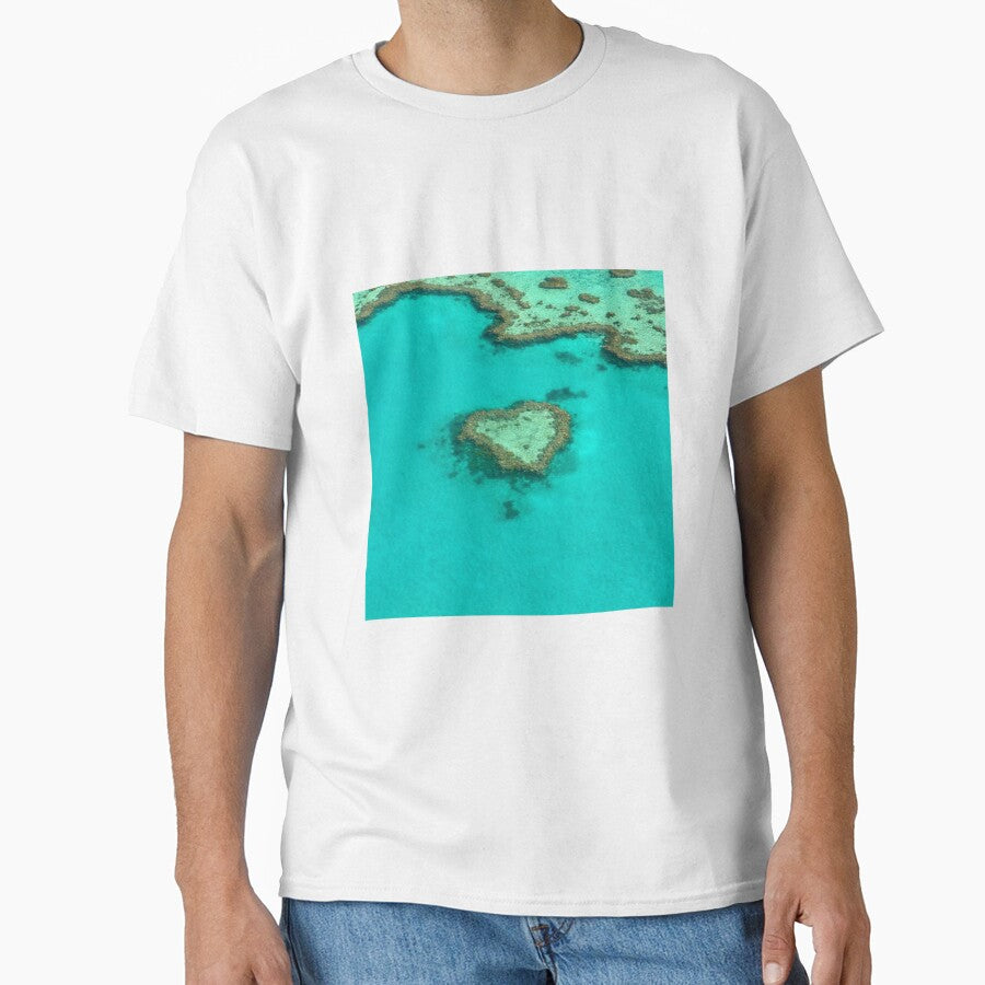 Coral Heart Island In The Ocean by LisaRoseDesigns T-Shirts, Hoodie, Sweatshirt | BlankRebels.com (Image 1)