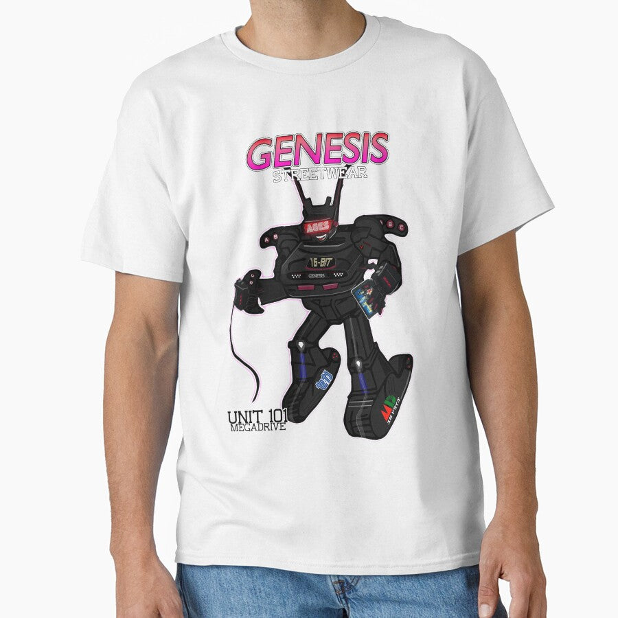 Genesis Streetwear - Mechaconsole by Retromegahero83 T-Shirts, Hoodie, Sweatshirt | BlankRebels.com (Image 1)