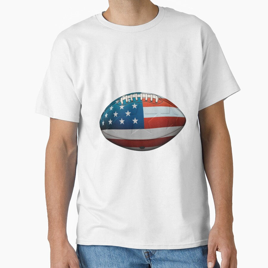 Football America's Favorite Pastime Sports by Rowena Jones T-Shirts, Hoodie, Sweatshirt | BlankRebels.com (Image 1)