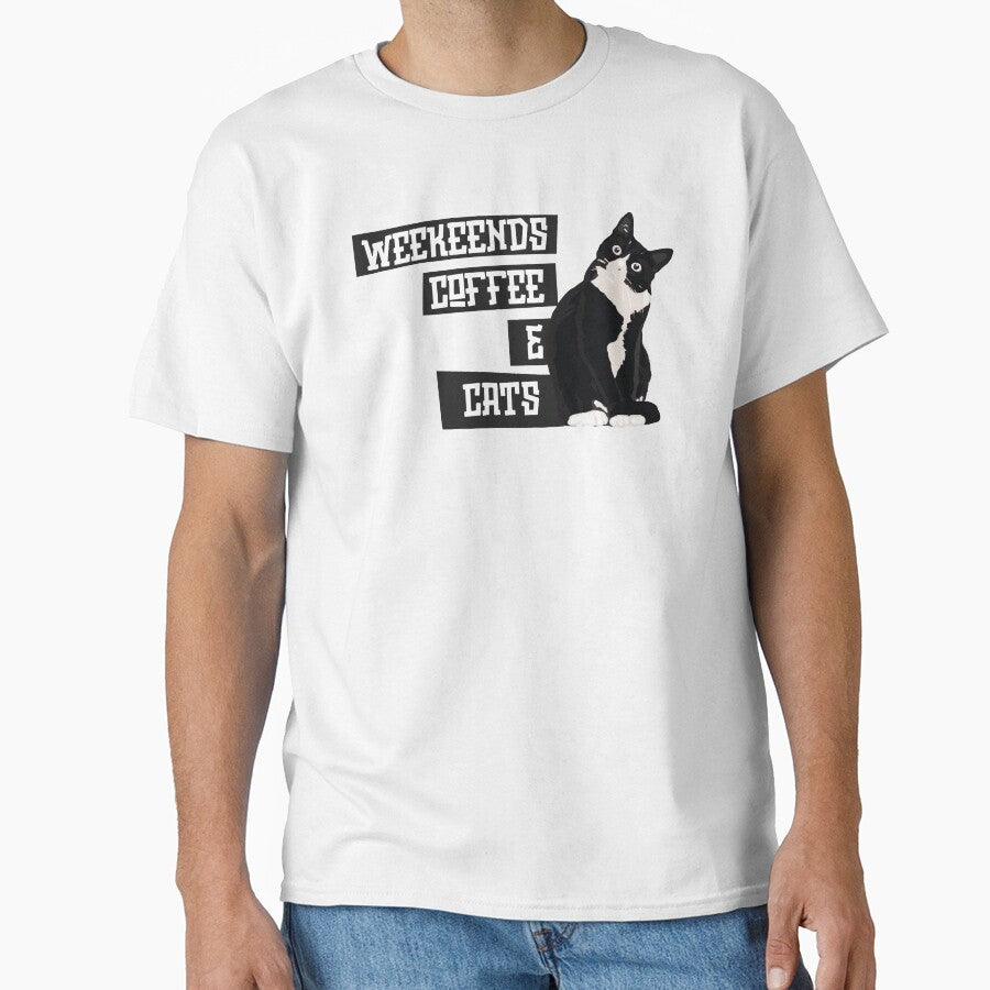 Weekends Coffee Cats Black Cat Coffee T-Shirts, Hoodie, Sweatshirt