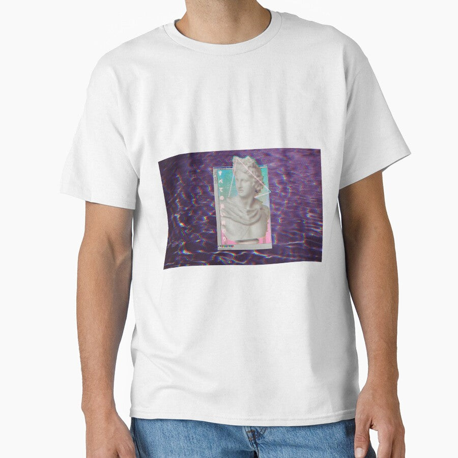 Vaporwave Statue Glitch Art by Bien Design T-Shirts, Hoodie, Sweatshirt | BlankRebels.com (Image 1)