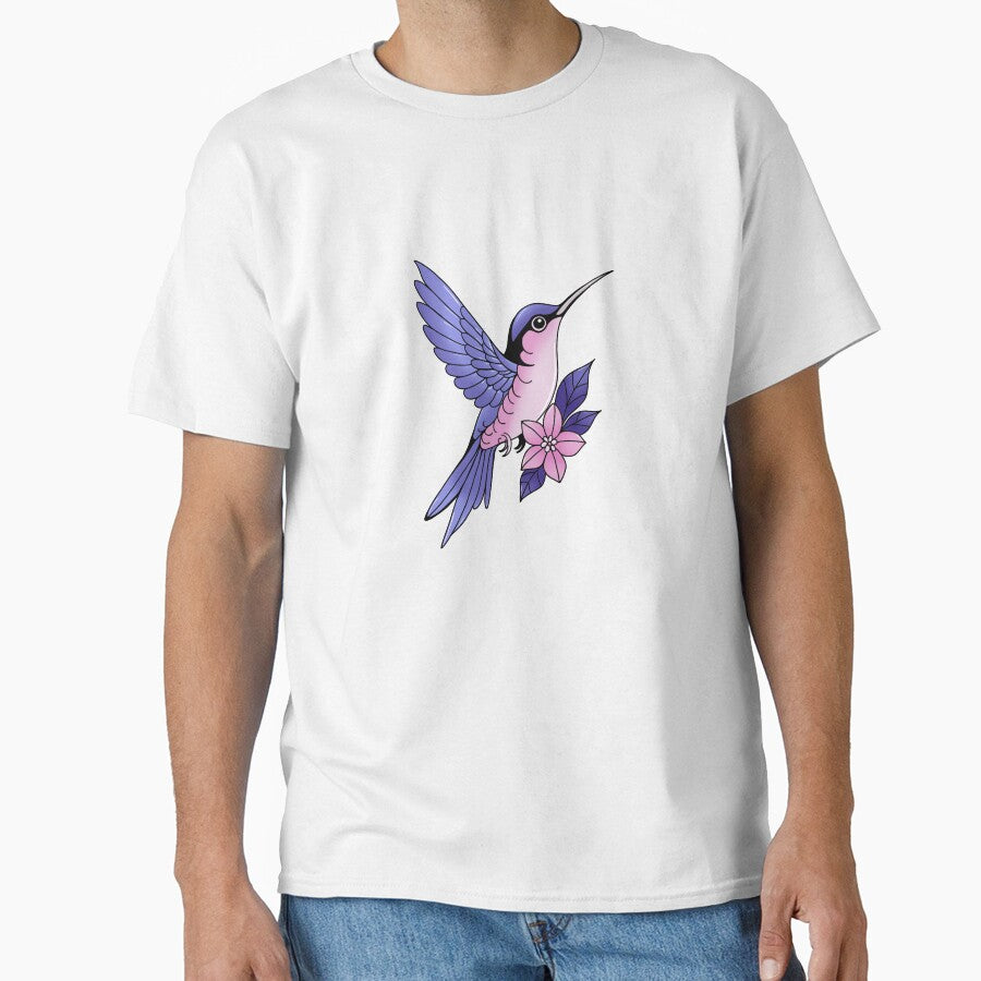 Hummingbird Tattoo Flash by Tattoo Jungle T-Shirts, Hoodie, Sweatshirt | BlankRebels.com (Image 1)