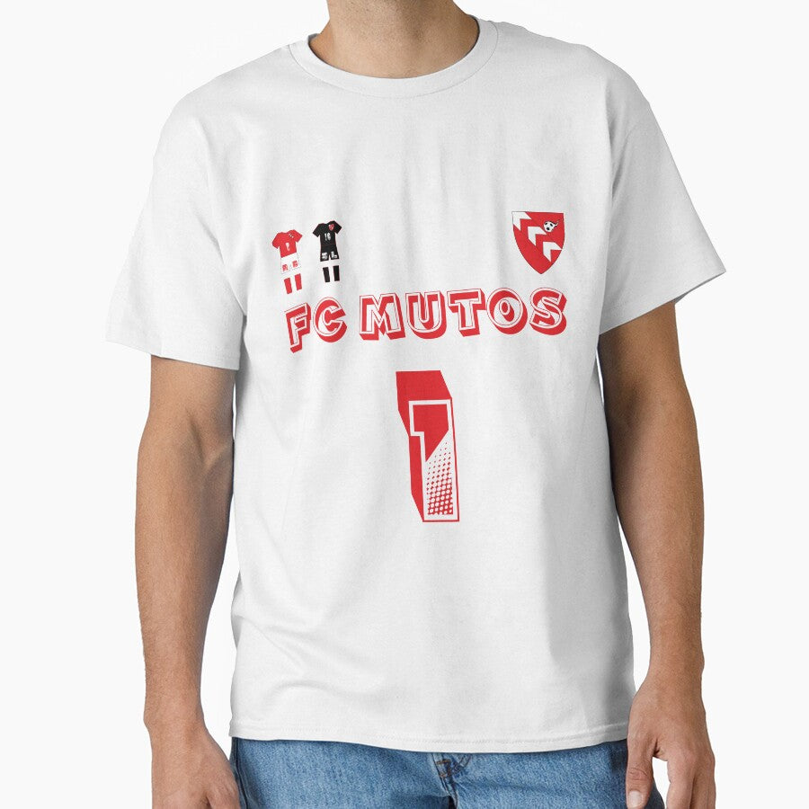 FC Mutos soccer games goalkeeper number 1 red jersey by dionusos-vogue