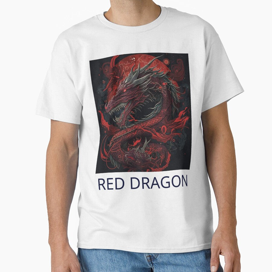The red dragon by aymanraji T-Shirts, Hoodie, Sweatshirt | BlankRebels.com (Image 1)