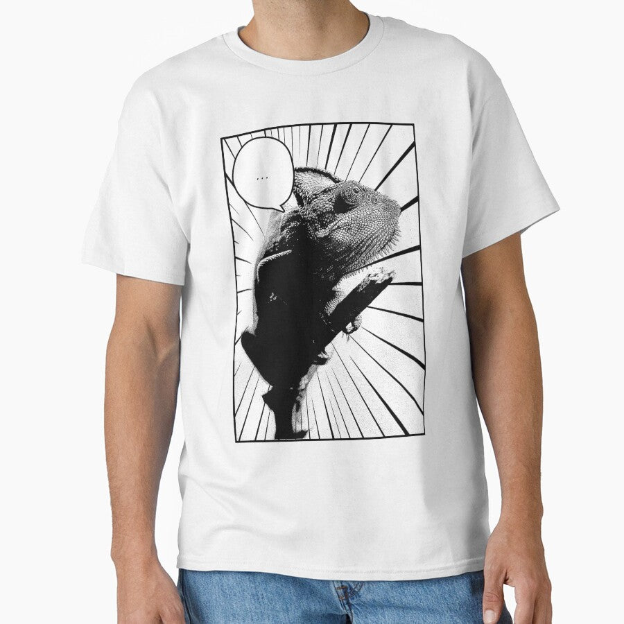 Awkward Chameleon Manga Anime Style by TravelPostcardGems T-Shirts, Hoodie, Sweatshirt | BlankRebels.com (Image 1)