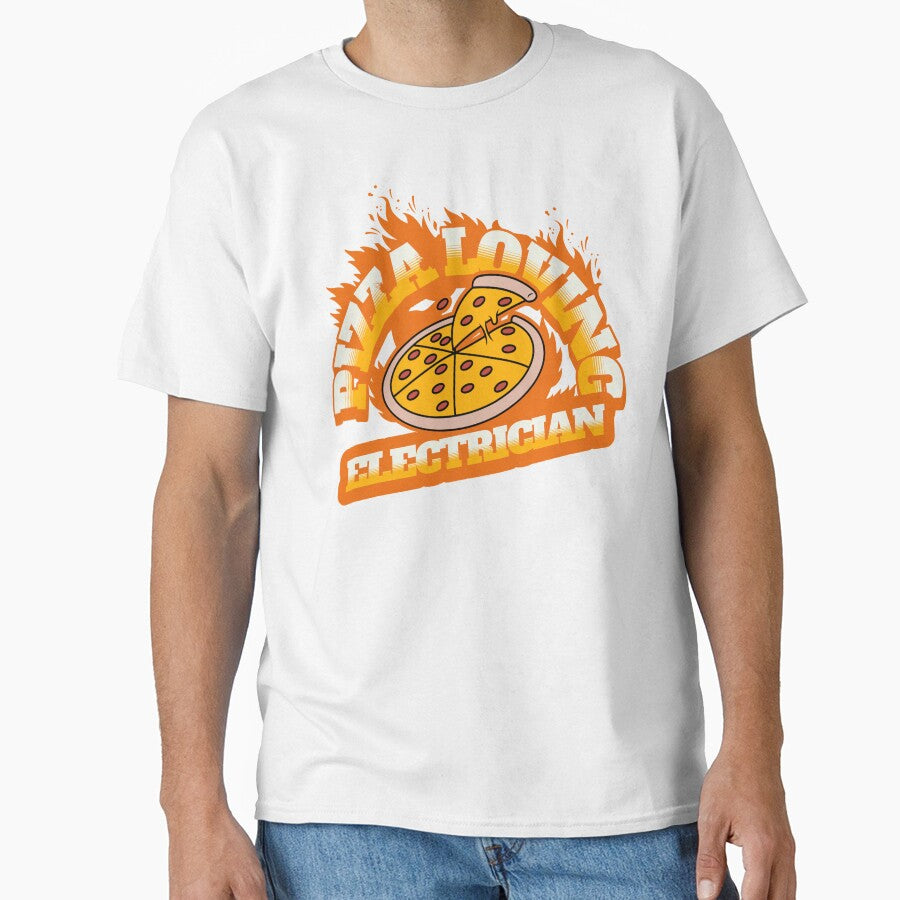 Pizza Loving Electrician by NuttySqueaky T-Shirts, Hoodie, Sweatshirt | BlankRebels.com (Image 1)