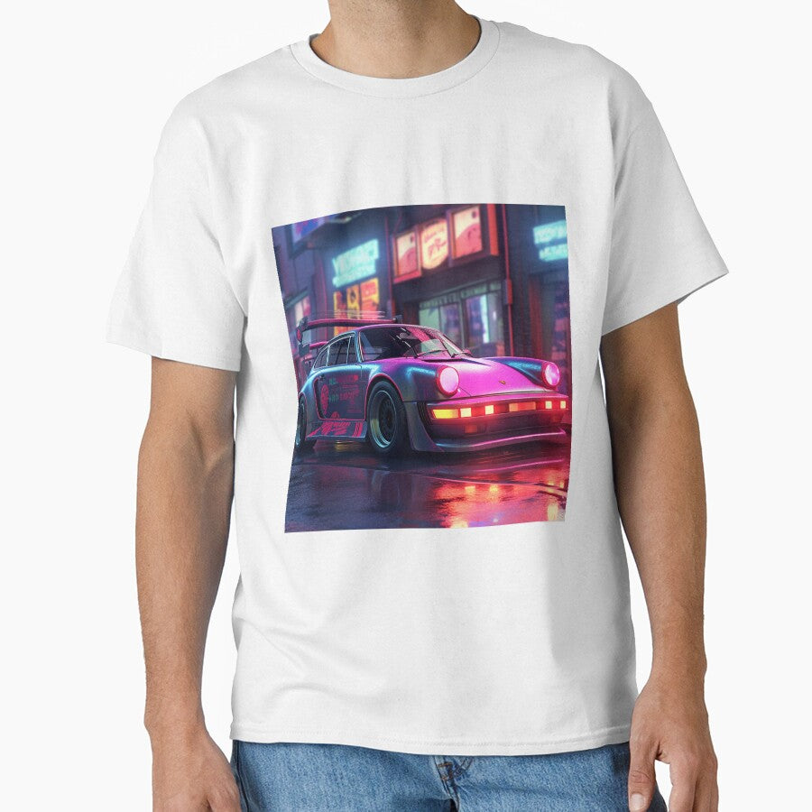 Cyberpunk Porsche 911 2 by santhiWalken T-Shirts, Hoodie, Sweatshirt | BlankRebels.com (Image 1)
