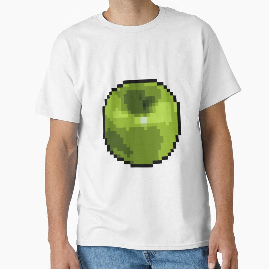 Pixel Art Green Fruit by Memeloaded