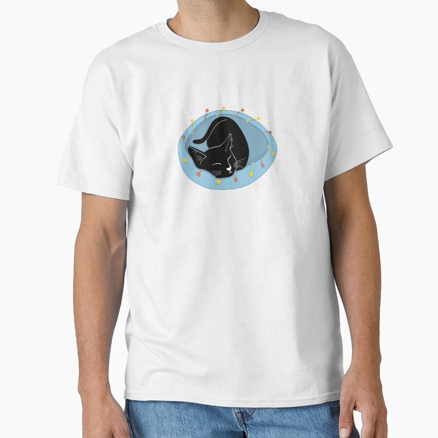Sleeping cutie (black background) by ONLINE DISTRICT T-Shirts, Hoodie, Sweatshirt | BlankRebels.com (Image 1)
