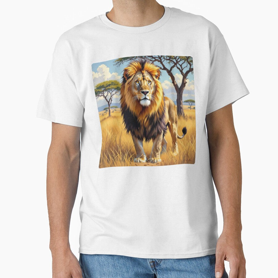 Majestic Lion Safari Graphic by Safaris Apparels T-Shirts, Hoodie, Sweatshirt | BlankRebels.com (Image 1)