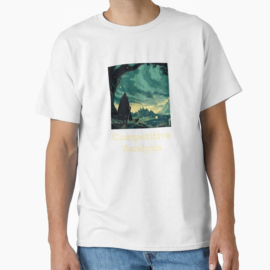 Funny T shirt for analysts - competitive analysis by MVMLDesigns