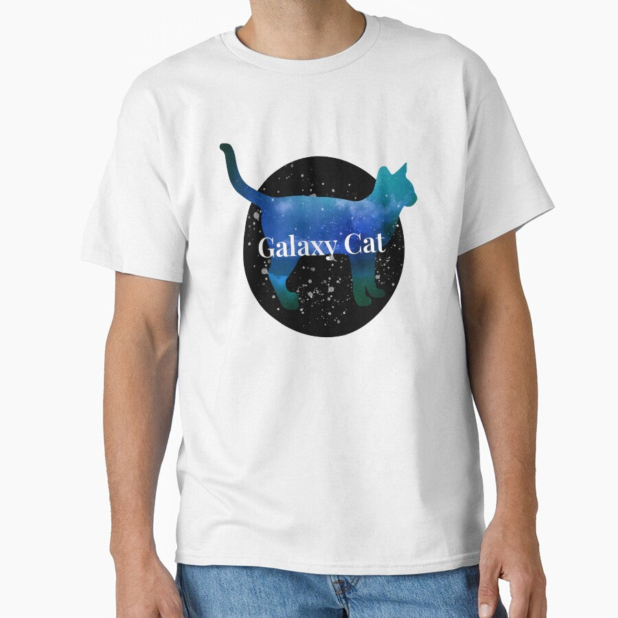Galaxt Cat Blue Green by tsbbstudio T-Shirts, Hoodie, Sweatshirt | BlankRebels.com (Image 1)