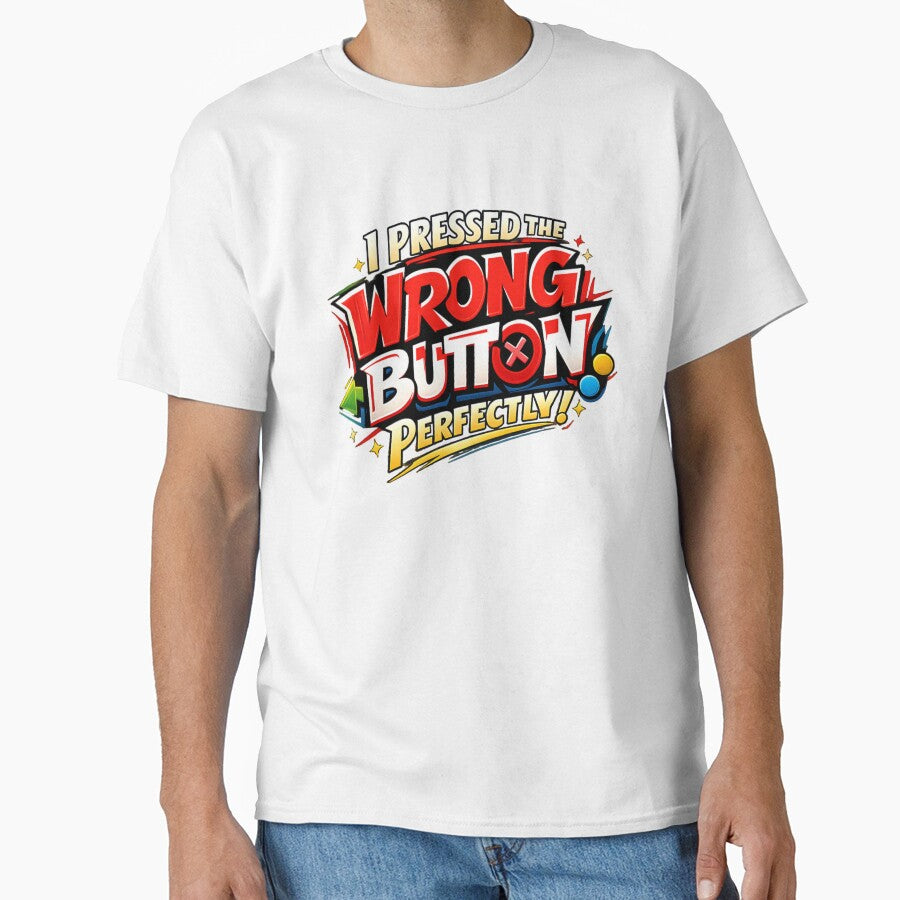 i pressed the wrong button perfectly by VireonTees T-Shirts, Hoodie, Sweatshirt | BlankRebels.com (Image 1)