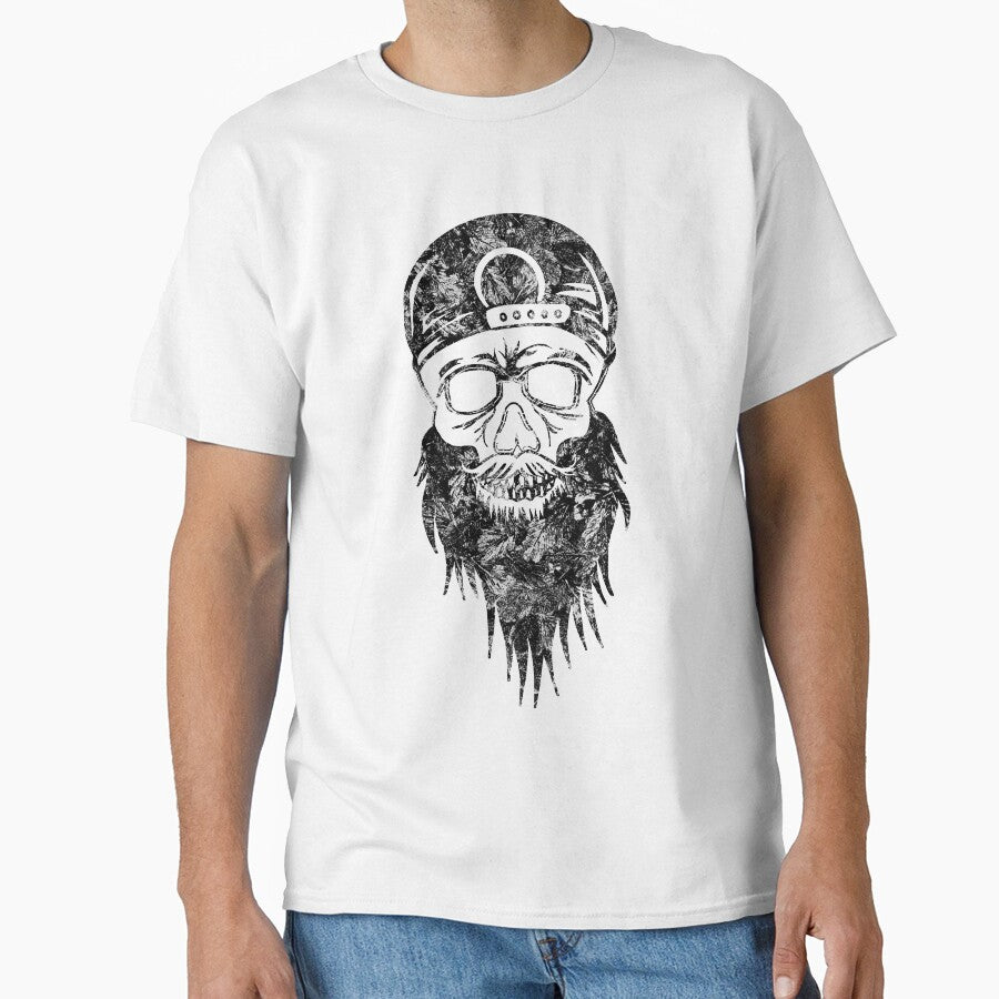 Dark leaves in darkest skies cool beard hat skull by TitaCris T-Shirts, Hoodie, Sweatshirt | BlankRebels.com (Image 1)