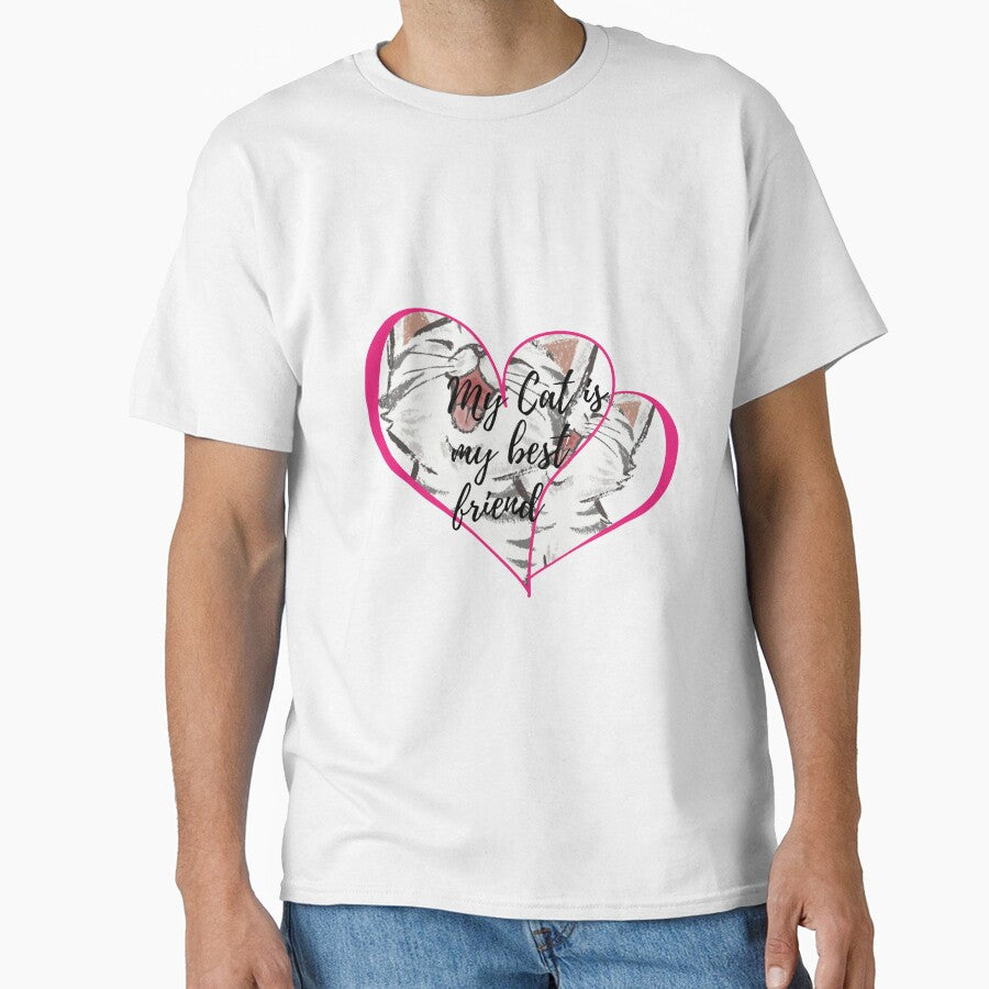 My Cat is my best friend by Puppy Paws T-Shirts, Hoodie, Sweatshirt | BlankRebels.com (Image 1)