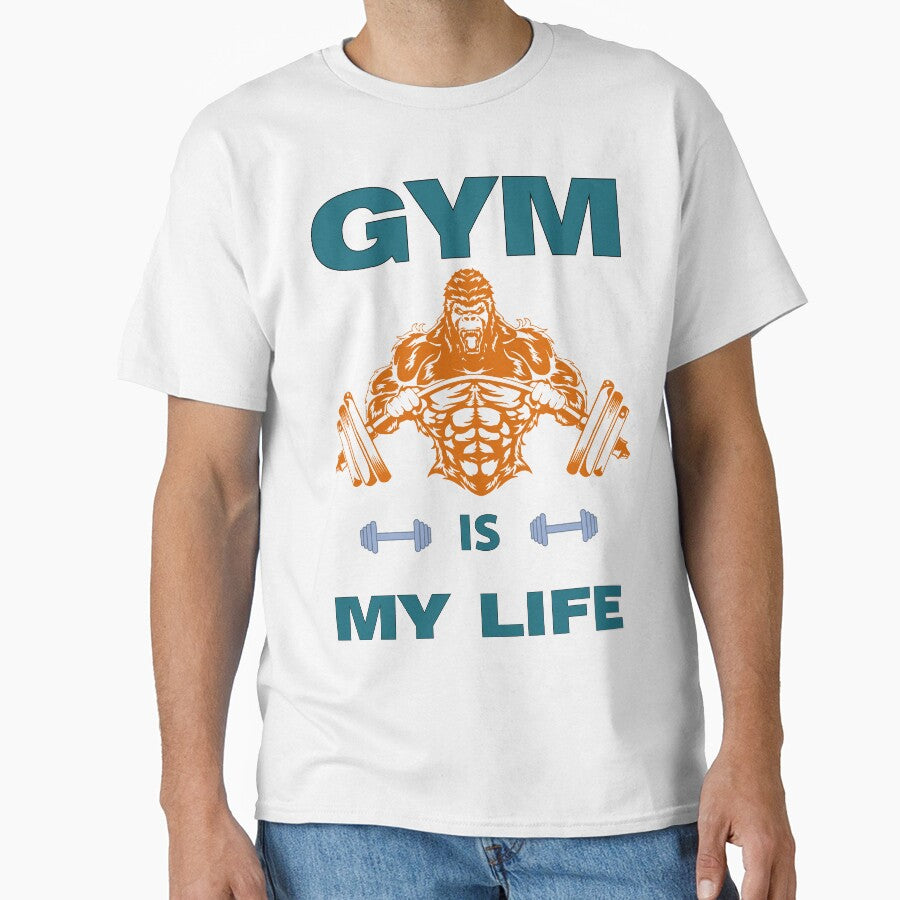 Gym is mmy life by Desibeau T-Shirts, Hoodie, Sweatshirt | BlankRebels.com (Image 1)