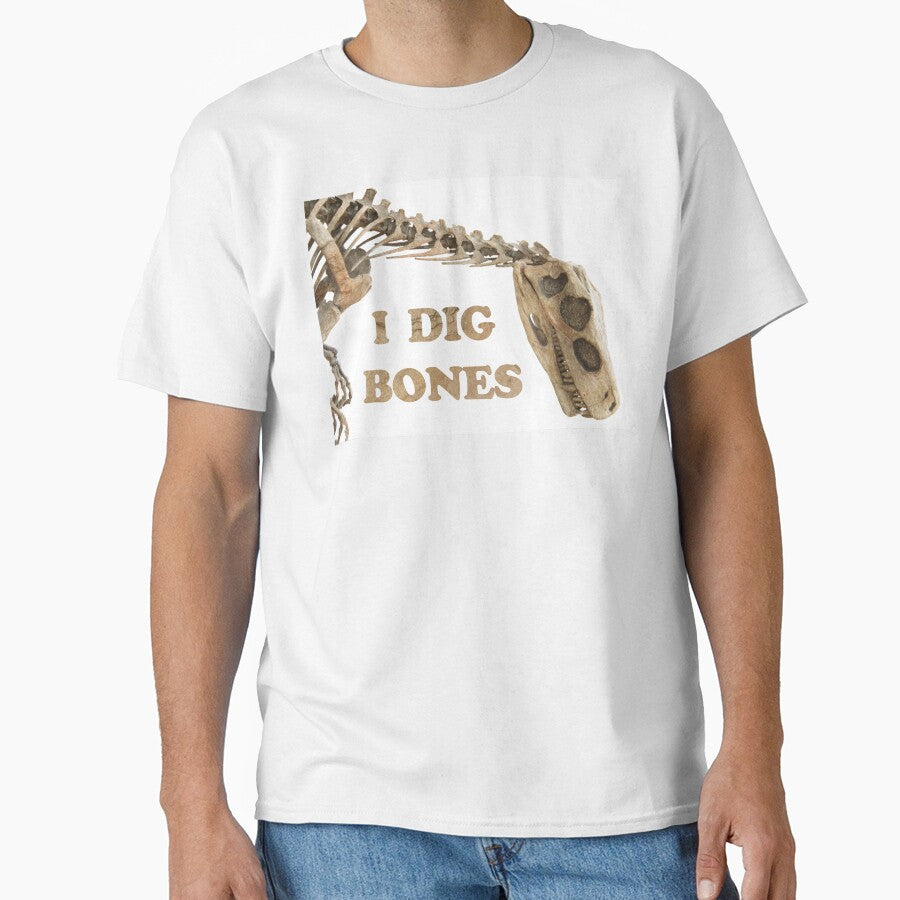 "I Dig Bones" Dinosaur Skeleton by MFinbowDesign T-Shirts, Hoodie, Sweatshirt | BlankRebels.com (Image 1)