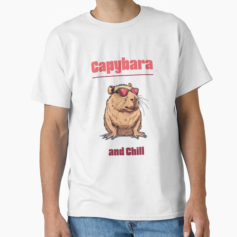 Capybara and Chill by Artizz01 T-Shirts, Hoodie, Sweatshirt | BlankRebels.com (Image 1)