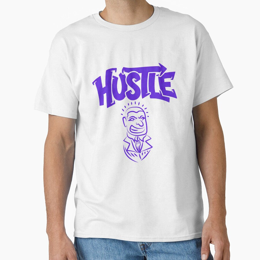 Hustle Inspired Bold Lettering Art by madwordlab T-Shirts, Hoodie, Sweatshirt | BlankRebels.com (Image 1)