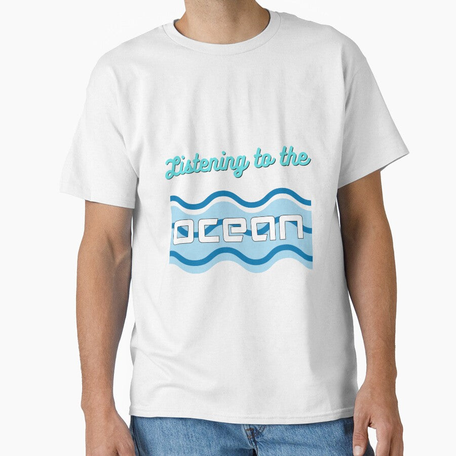 Listening to the ocean w by AmonRa16 T-Shirts, Hoodie, Sweatshirt | BlankRebels.com (Image 1)