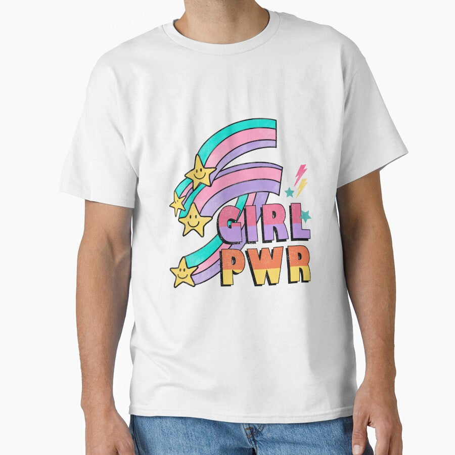 Girl Power retro theme 90s party by JayDesignLabs T-Shirts, Hoodie, Sweatshirt | BlankRebels.com (Image 1)