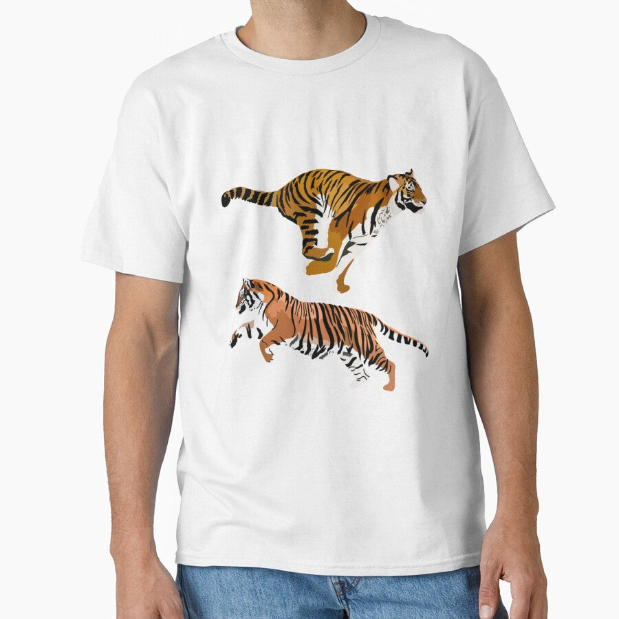 B is for Bengal Tiger,Bengal Tiger Artwork – Big Cat Illustration and Wildlife Design by PrettylittlepastelUk... (Image 1)