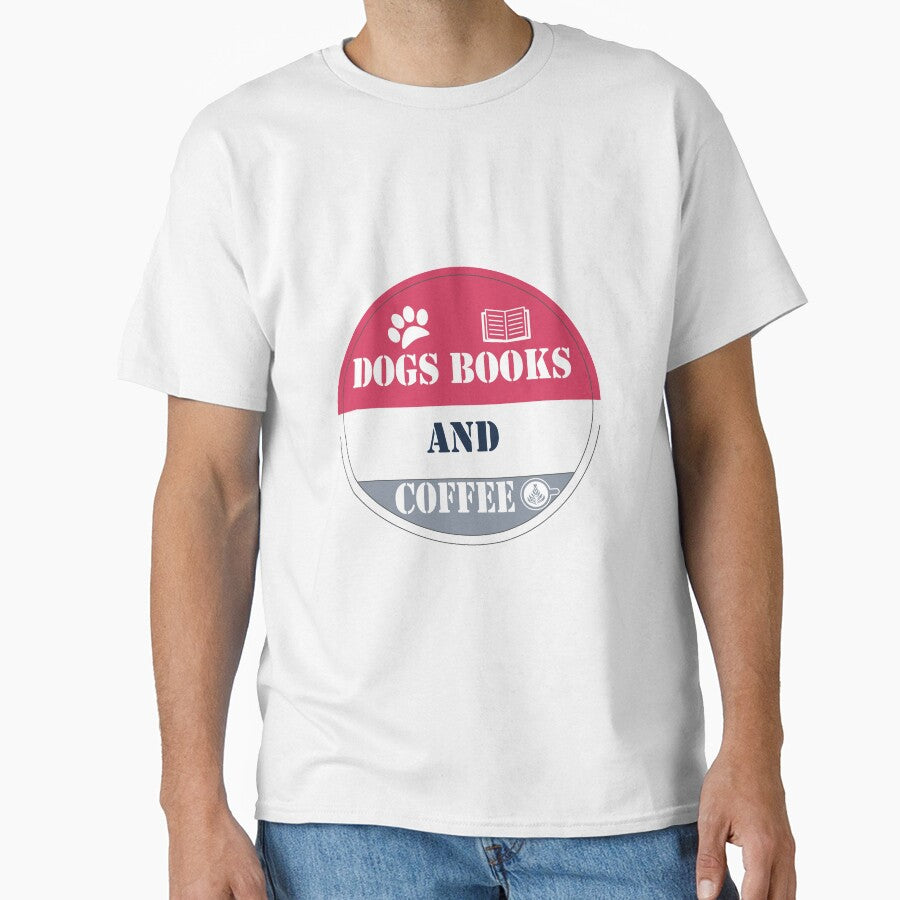 Dogs Books And Coffee by Badrart T-Shirts, Hoodie, Sweatshirt | BlankRebels.com (Image 1)
