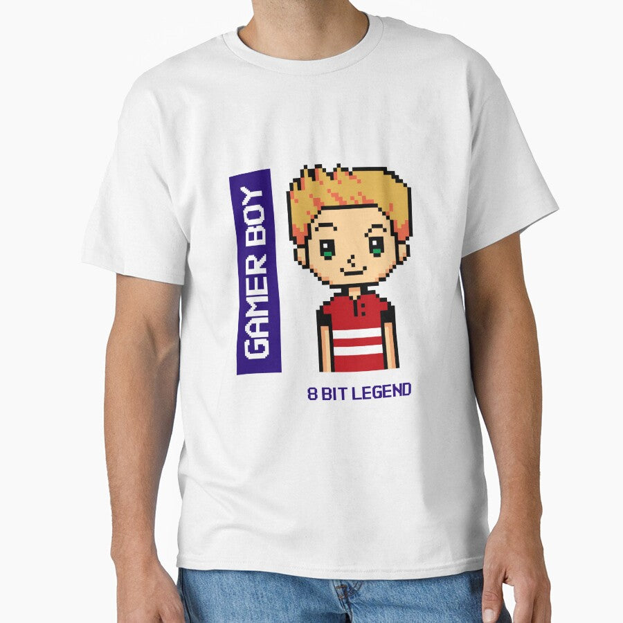 Gamer Boy - Retro 80s gaming design by whytealistair T-Shirts, Hoodie, Sweatshirt | BlankRebels.com (Image 1)